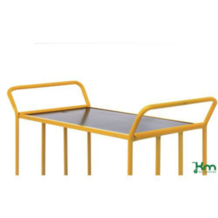 Kongamek large capacity platform truck - shelf, 460 x 770mm
