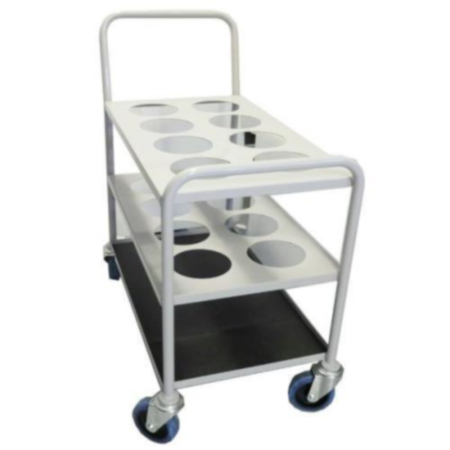Medical gas cylinder trolley, 8 cylinder