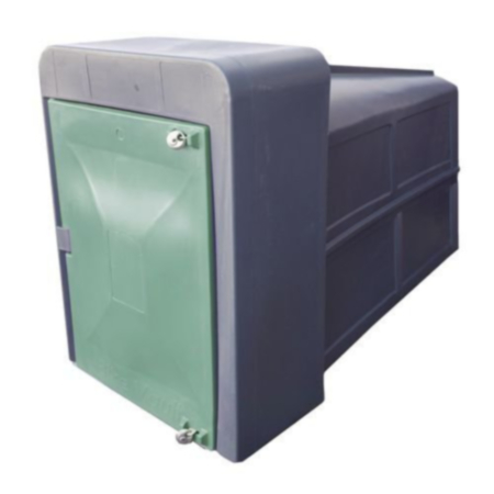 Secure Cycle Locker, Light Green 2100Mm Deep