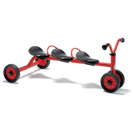 Early Years Outdoor Winther Mini Viking Three Seater Tricycle 