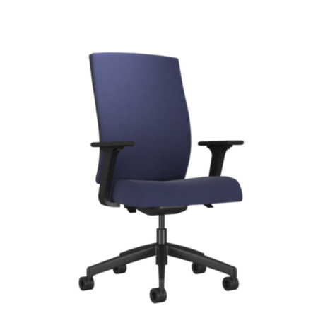 Ash High Back Executive Office Chair - Blue