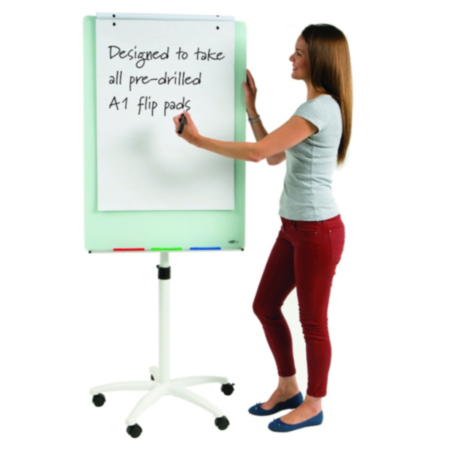 WriteOn Glass Flipchart Easel
