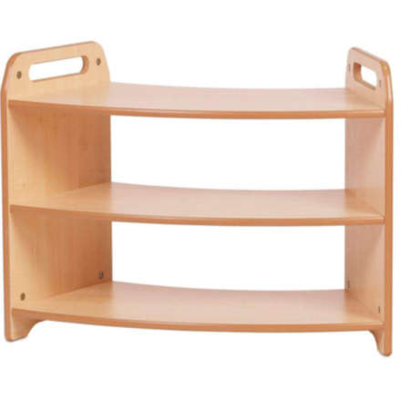 Millhouse Maple Sweeping Curved Storage Unit