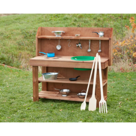 Wooden Primary Large Mud Pie Kitchen