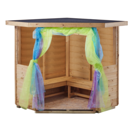 Childrens Wooden Corner Open Cabin