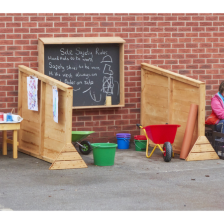 Wooden Playground Wall Dividers - Pack of 2