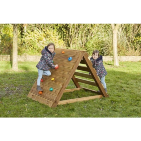 Primary Outdoor Wooden Climbing Crest