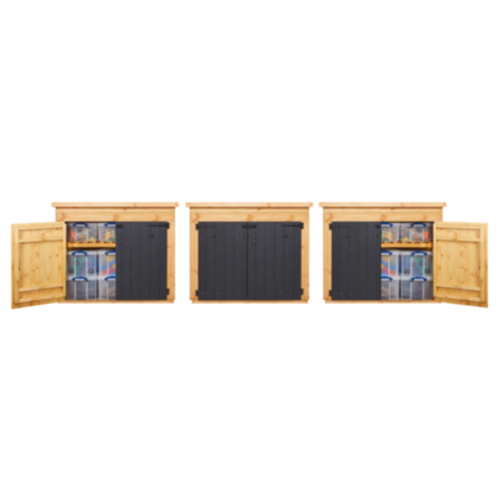 Big and Bountiful 9 Box Storage Unit - 3 Pack