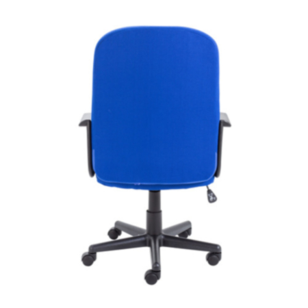 Jack II Fabric Executive Swivel Office Chair With Fixed Arms - Royal Blue