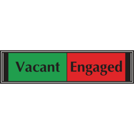 Sign Slider Vacant-engaged