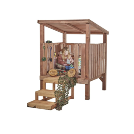 Early Years Outdoor Adventure Wooden Loft Den