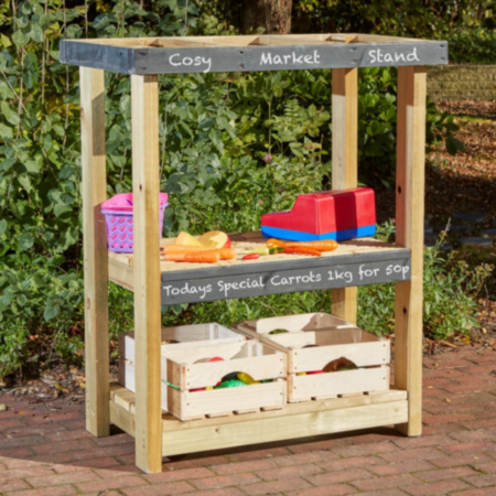 Wooden Primary Simple Shop Stand