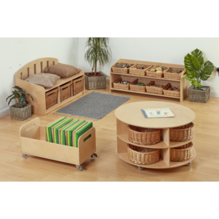 Early Years Low Healdswood Storage Bench