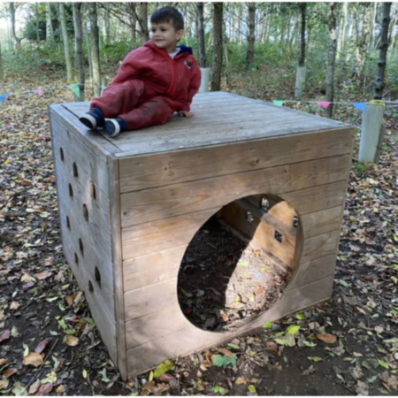 Early Years Kendray Play Climbing Wooden Cube