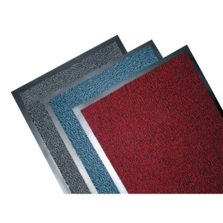 Vynaplush Mat 91x150cm Blue-black  Pack 2