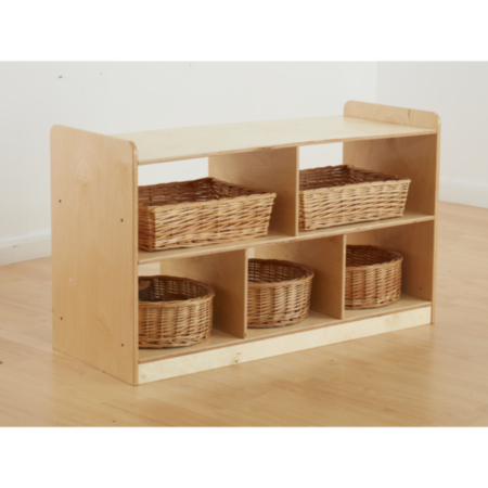 Wooden Rookie Open Shelf Storage Unit