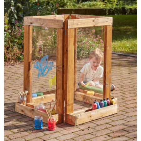 Early Years Foldable Four Panel Art Easel