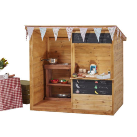 Early Years Wooden Outdoor Playground Shed - Role Play Shop
