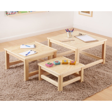 Early Years Wooden Nesting Play Table