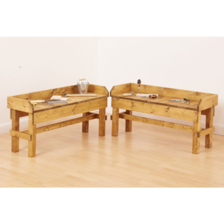 Early Years Wooden Indoor and Outdoor Tool Station Corner - Pack of 2