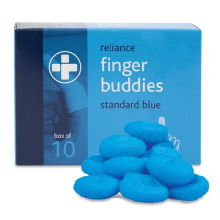 Finger Buddies Blue Standard Box of 10