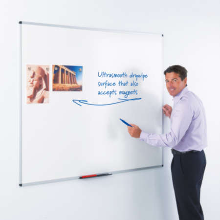 WriteOn Wall Mount Magnetic Whiteboard