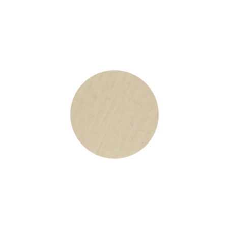 Contract 800mm High Table - Maple Top and Silver Base