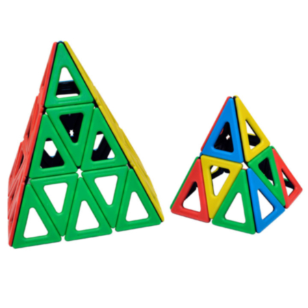 Magnetic Polydron Isosceles Triangles Set