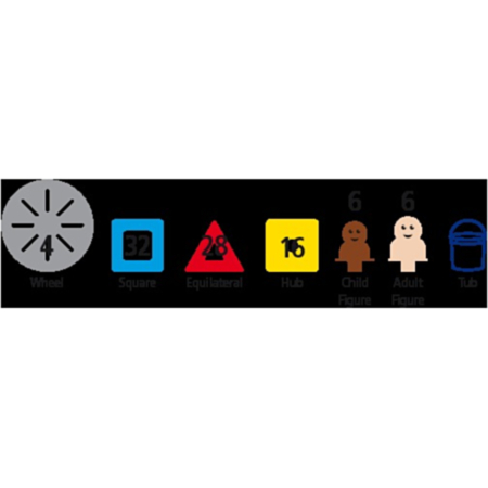 Magnetic Polydron Drivers Set