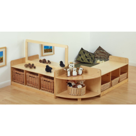 Early Years Wooden Low Level Storage Set