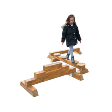 Early Years Wooden Balance Beam Trio - Pack of 3