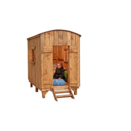 Early Years Outdoor Playground Wooden Shepherd&#039;s Themed Hut