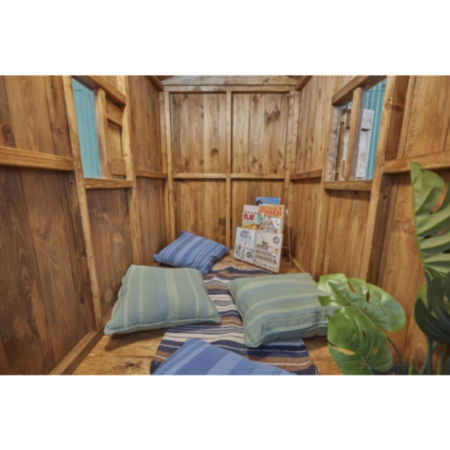 Early Years Outdoor Playground Wooden Shepherd&#039;s Themed Hut