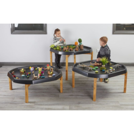 Early Years Indoor Wooden Tuff Spot Stands Pack of 3