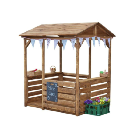 Early Years Wooden Playground In and Out Role Play Playhouse