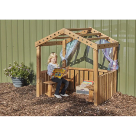 Early Years Wooden Open Ended Imagination Shelter