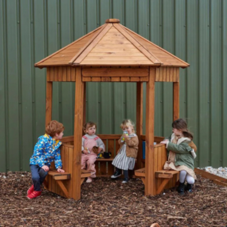 Early Years Wooden Play Arnold Circus Shelter with Seating