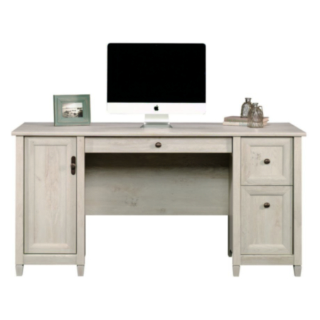 Chalked Wood Home Office Computer Desk