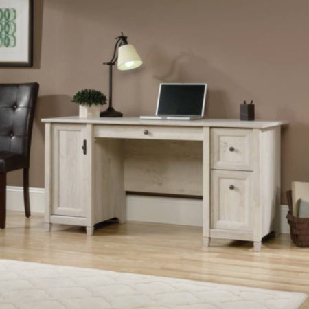 Chalked Wood Home Office Computer Desk