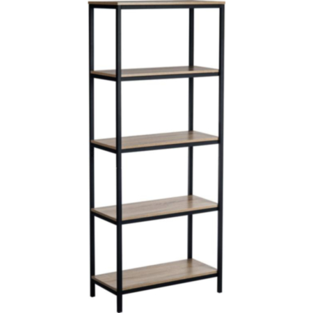 Industrial Style 4 Shelf Home Office Bookcase
