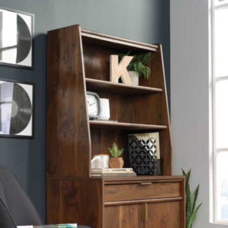 Clifton Place Walnut Effect Home Office Sideboard Hutch
