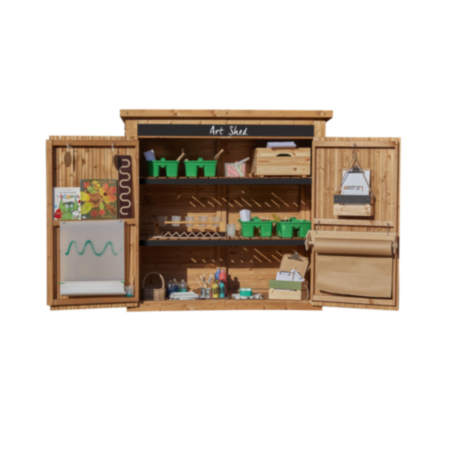 Large Wooden Curriculum Art Shed