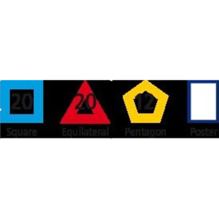 Giant Polydron Platonic Solids Set