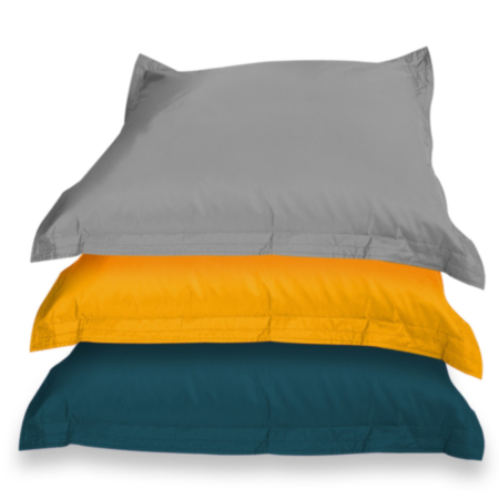 Giant Natural Toned Bean Bag Floor Cushion - Pack of 3