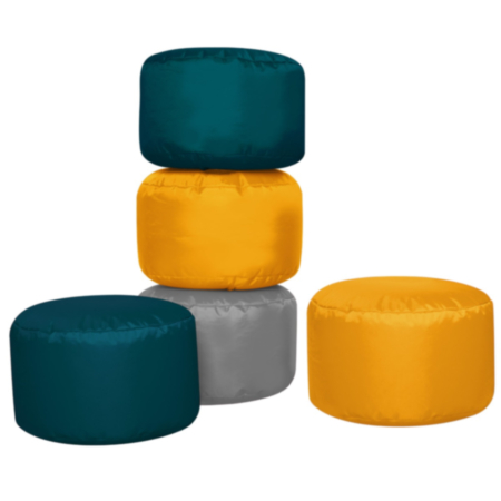 Primary Students Natural Toned Seat Pod Bean Bags - Pack of 5