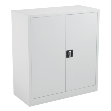 Steel Double Door Cupboard 1000 - White