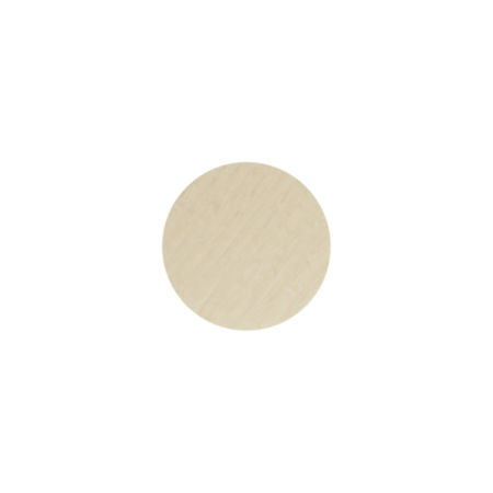 Contract 800mm Low Table - Maple Top and White Base