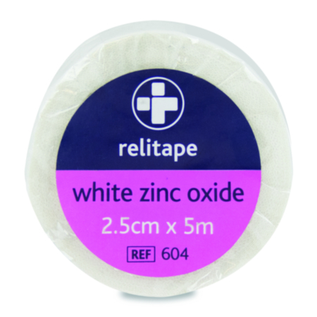 Relitape Zinc Oxide Tape 2.5cm x 5m