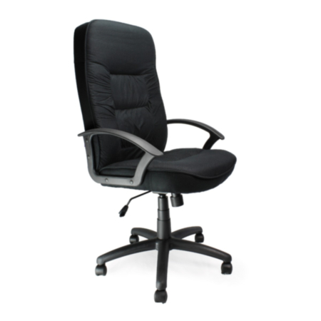 Coniston High Back Fabric Executive Office Chair - Black