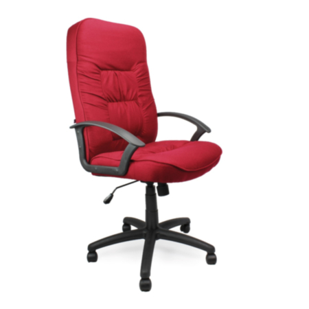 Coniston High Back Fabric Executive Office Chair - Wine